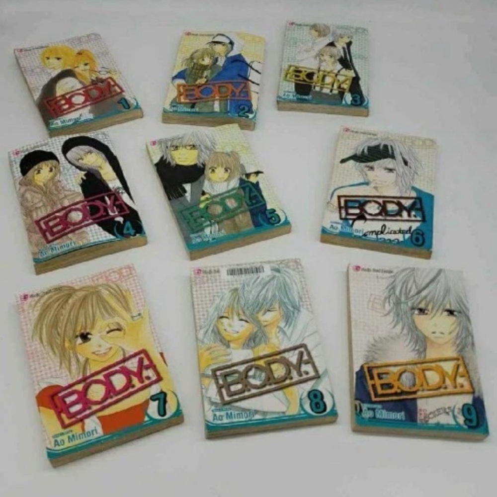 B.O.D.Y. Shojo Beat 1 - 9 Ao Mimori Books Volumes 1 - 9